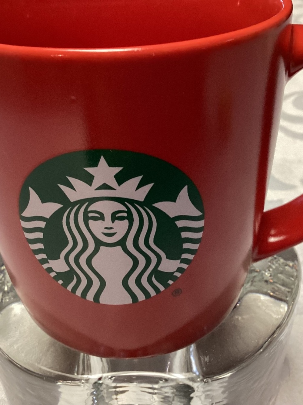 STARBUCKS RED N GREEN MUG
